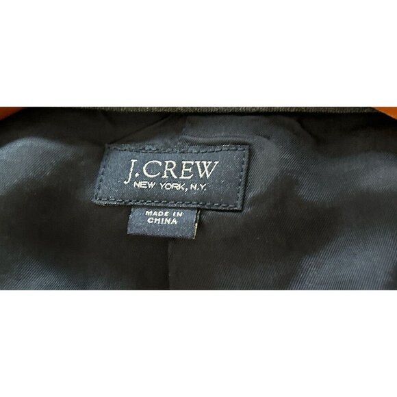 J.CREW LUDLOW Blazer Gray Beige Cotton Lined Size 42L - Picture 7 of 13